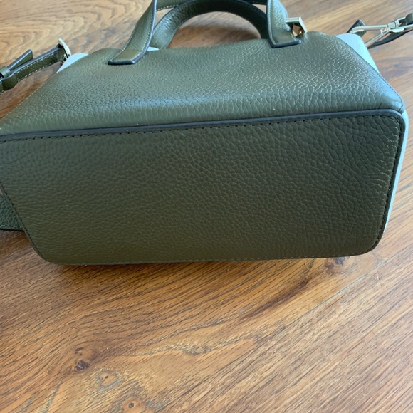 Michael Kors Ecco Pebble Tricolor Messenger Leather Tote Annette Gemma - Picture 14 of 14